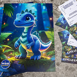 WIMB Calender Dinosaurier mit Einladungen